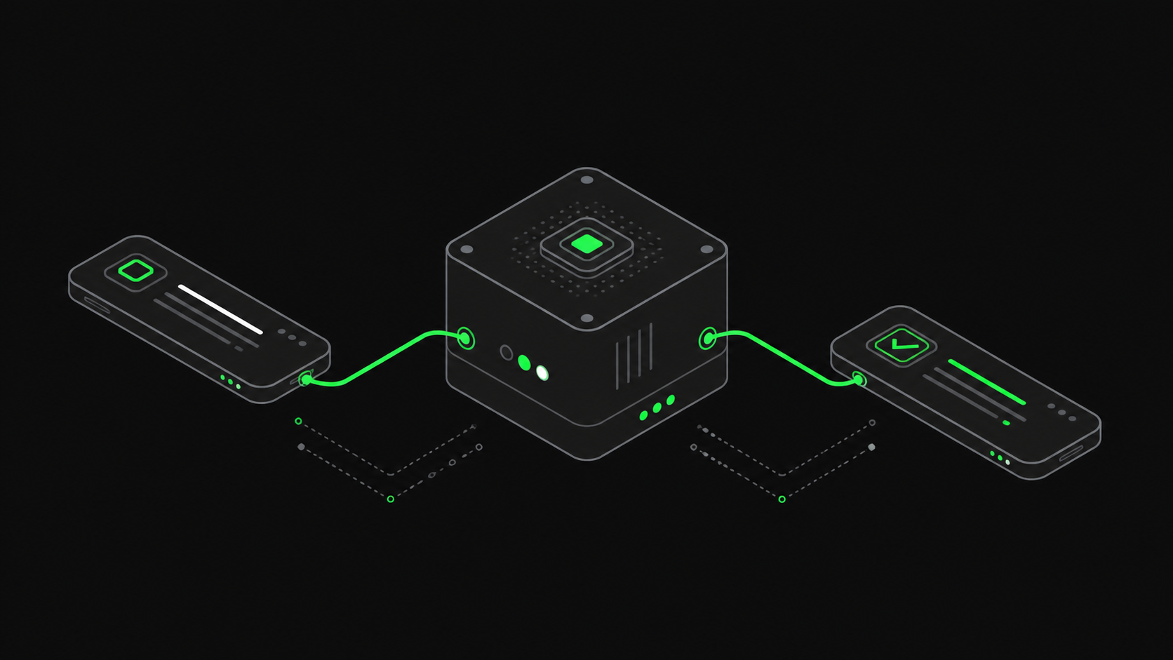 Direct completion request flowing through an Anvia runtime node